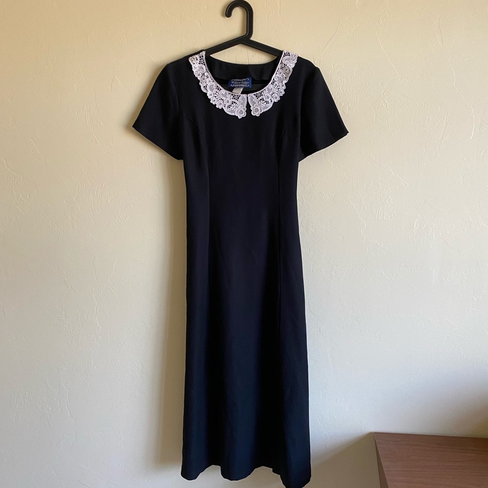 Vintage goth 1990s Wednesday Addams dress, 6